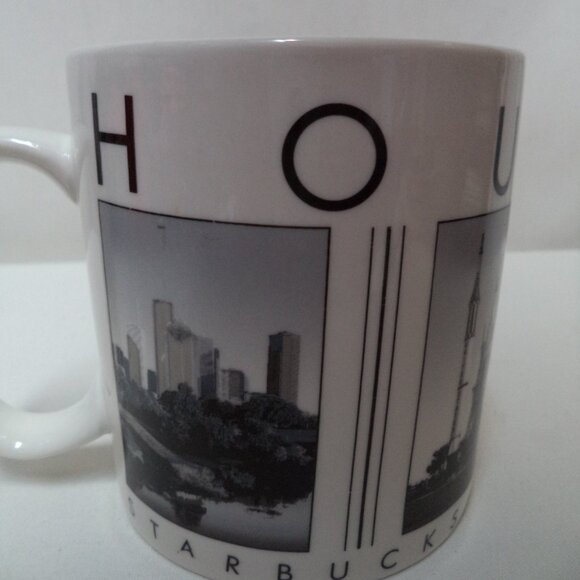 Starbucks City Scene 2015 Collection HOUSTON Barista Series Cup Mug micro dish - Picture 2 of 12
